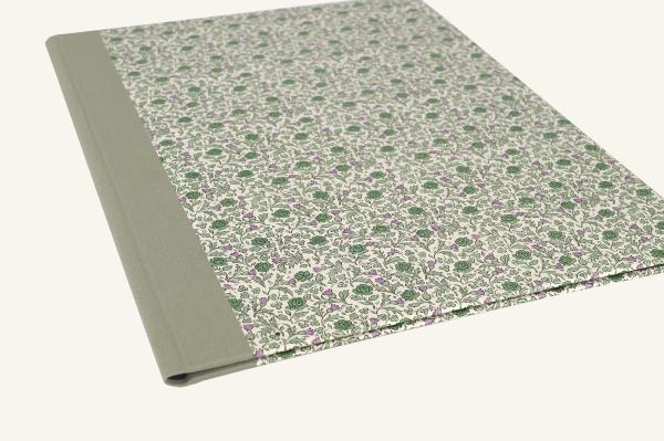 Handmade document holder green lilac